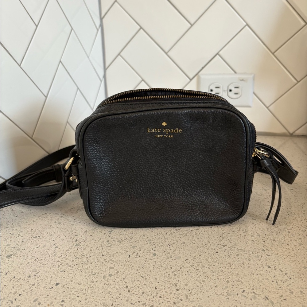 Kate Spade Black Leather Belt Bag